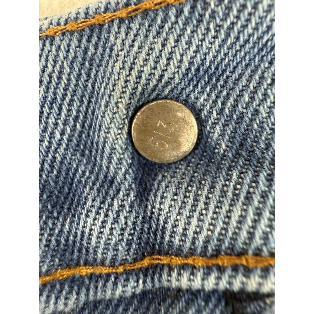 Vintage Levi's Orange Tab Jeans Size 32x30 Blue Denim USA Made Talon Zipper - Picture 8 of 16
